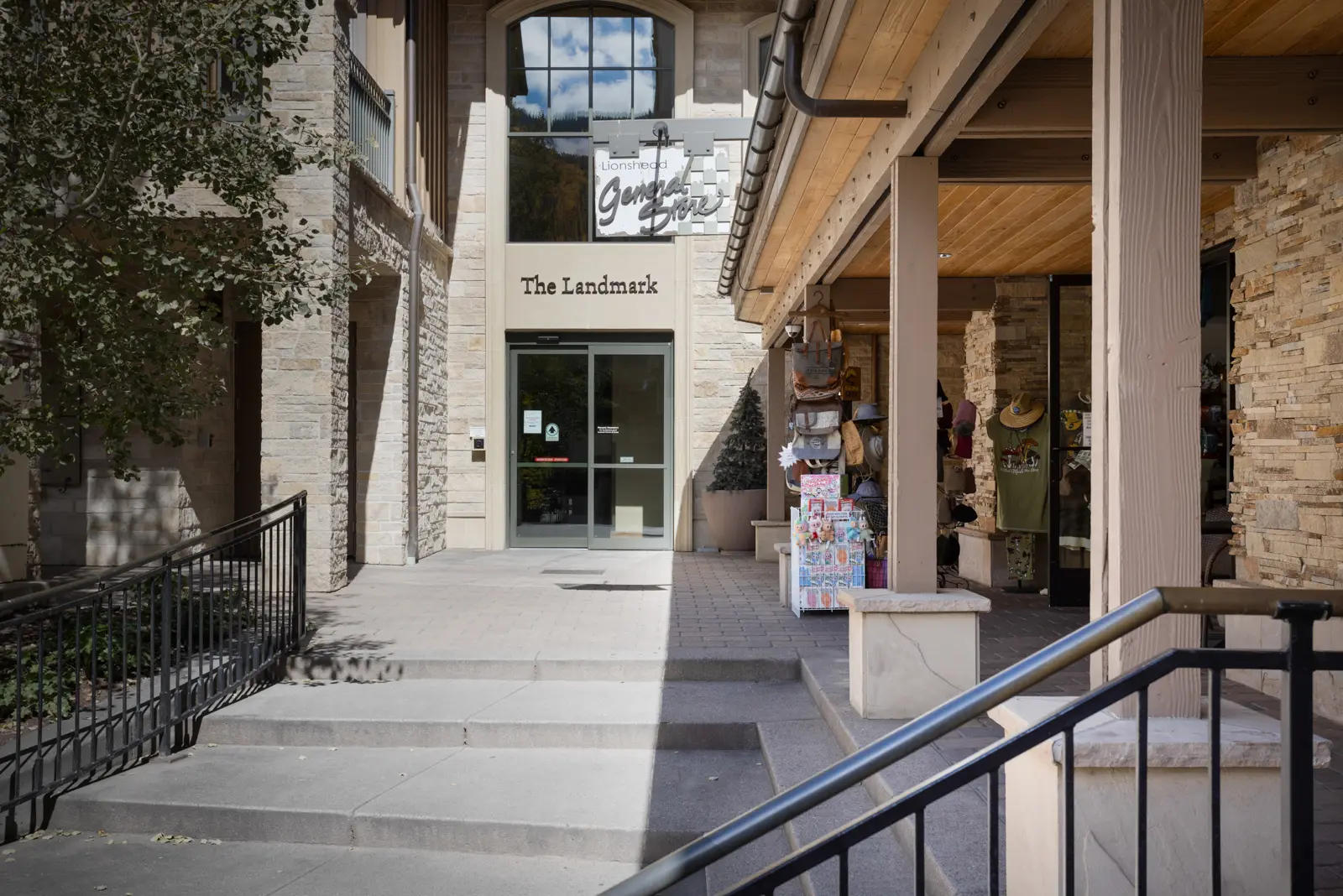 The Landmark entrance — Lionshead Village