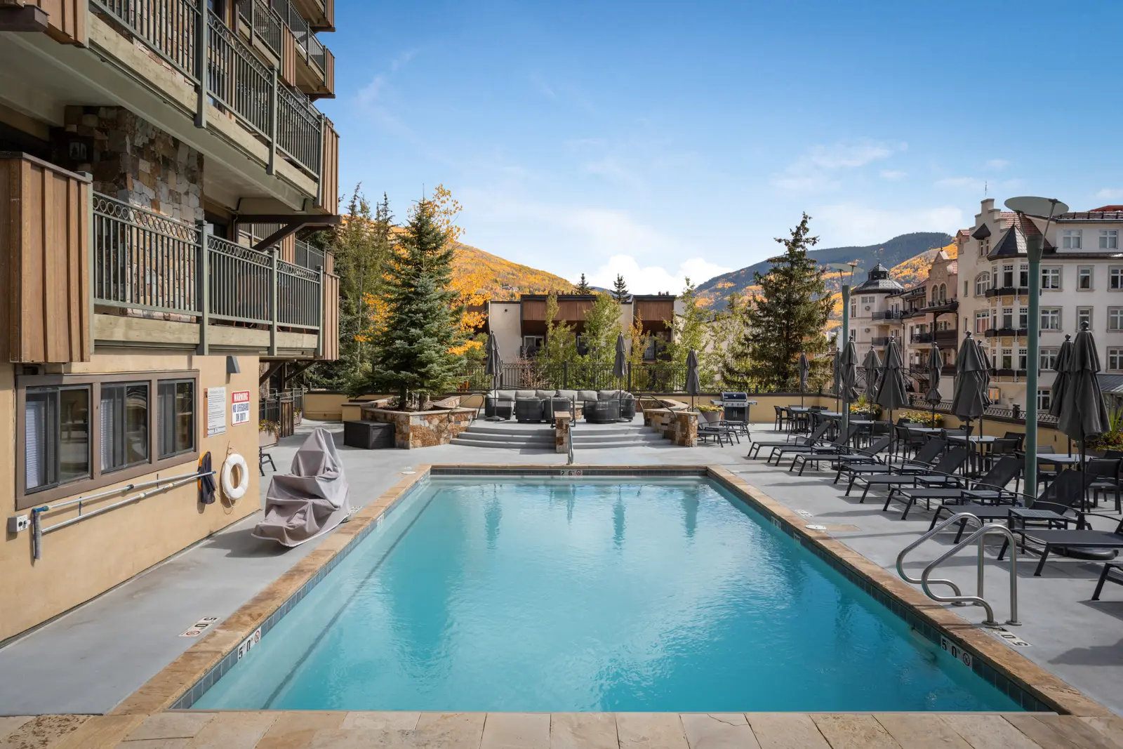 Year-round heated outdoor pool